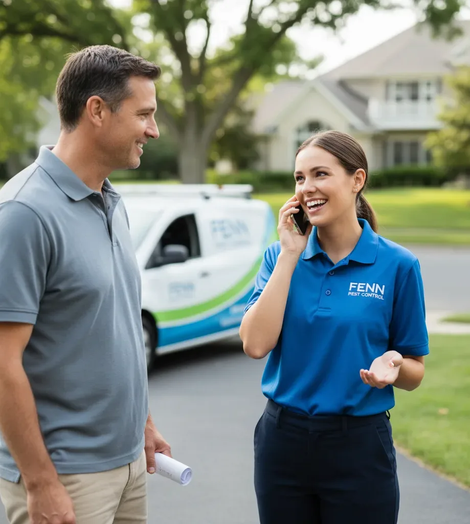 Fenn Pest Control customer support in Fortville